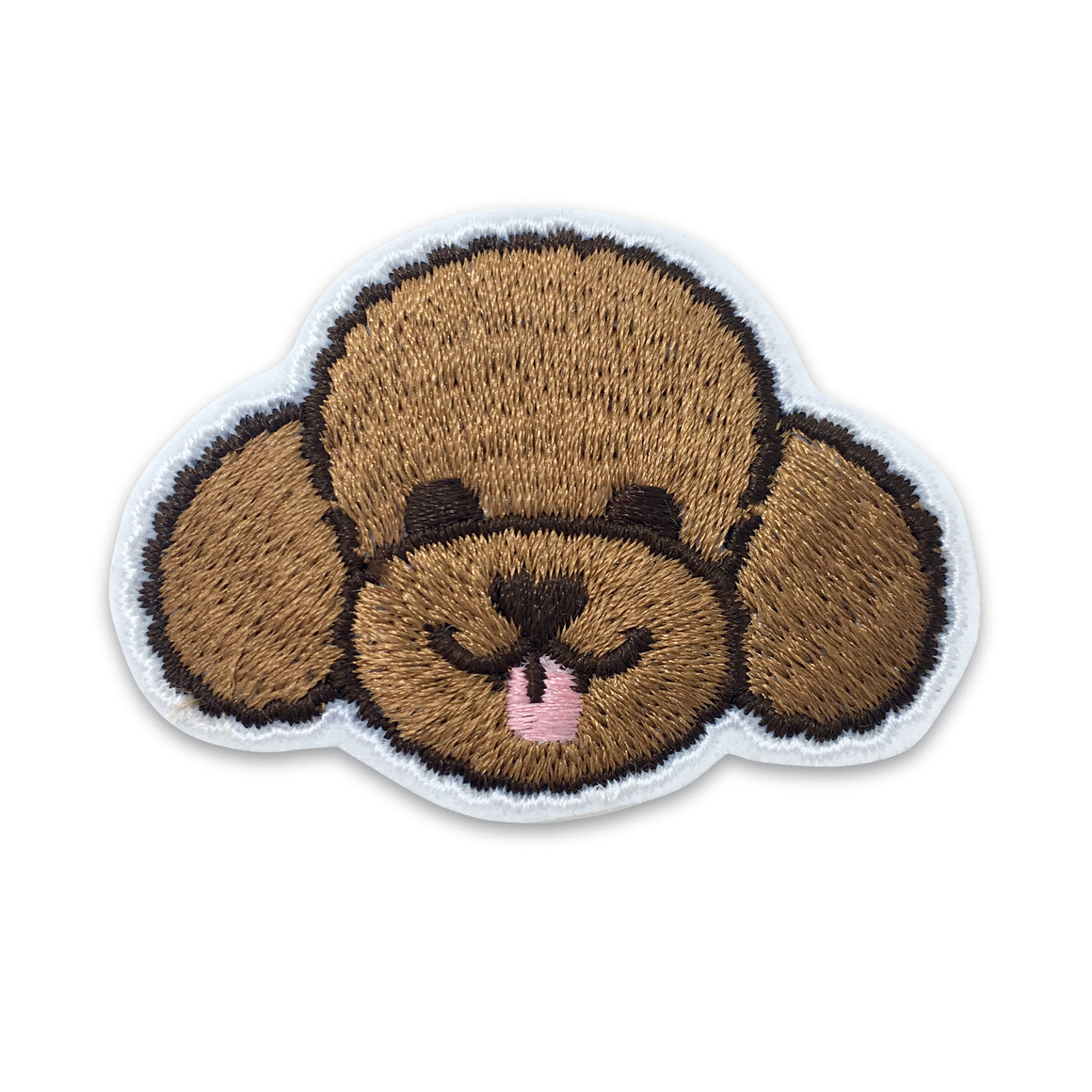 POODLE IRON ON EMBROIDERED PATCH