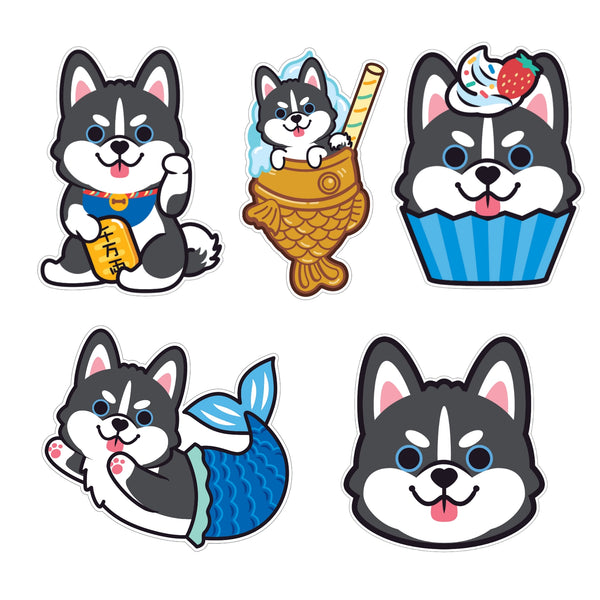 HUSKY STICKERS PACK - DoggoFashion