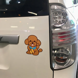 LUCKY POODLE MAGNET