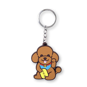 LUCKY POODLE KEYCHAIN