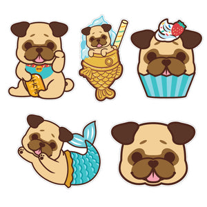 PUG STICKERS PACK